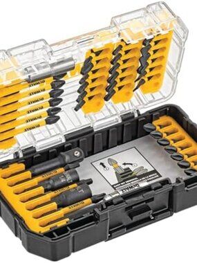DEWALT DWA2T40IR 40Pc FlexTorq Impact Driver Ready Screwdriver Bit Set with Case